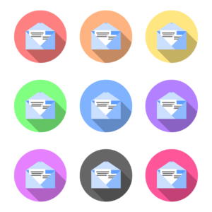 An icon depicting the "Send Email" button with an envelope symbol